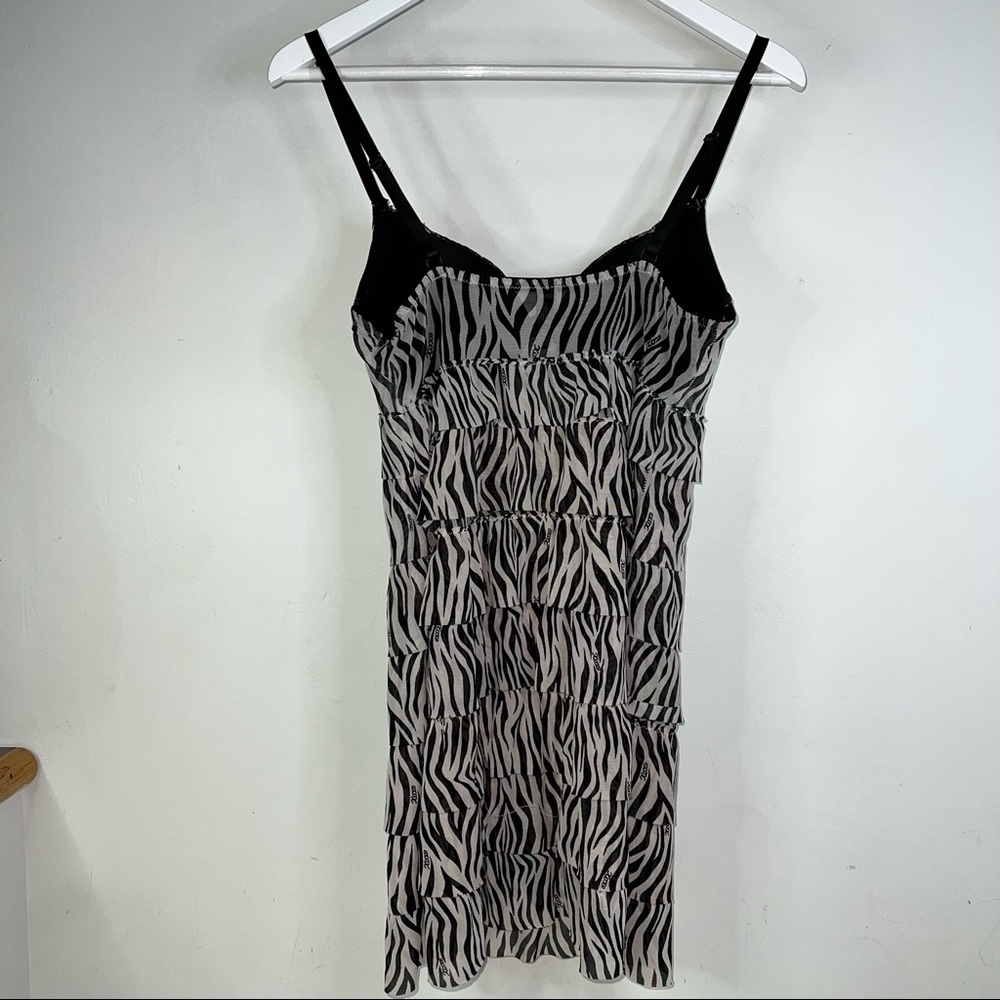 XOXO Lace Trim Zebra (Animal) Print Lingerie Cami Bra Size XL - Picture 8 of 8